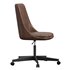 Jaz Leather Swivel Desk Chair - Thumbnail 1