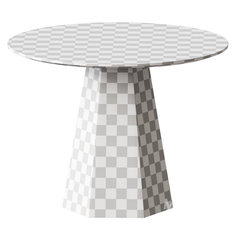 Round Black Dining Table - Image 3