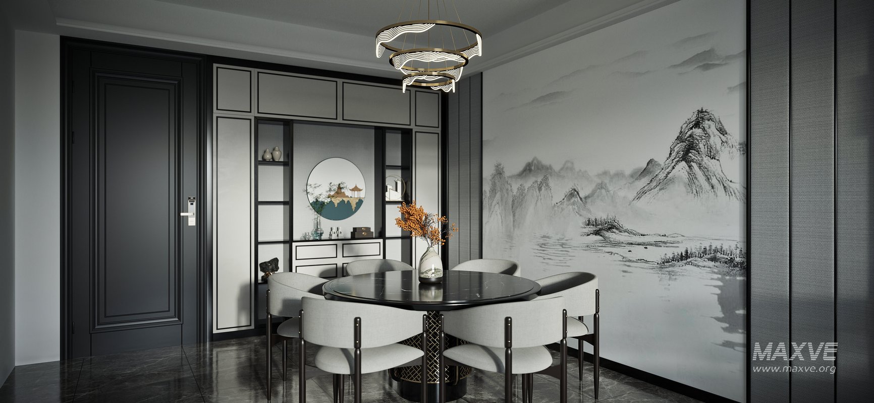 Chinese Living Room Dining Room - Image 5