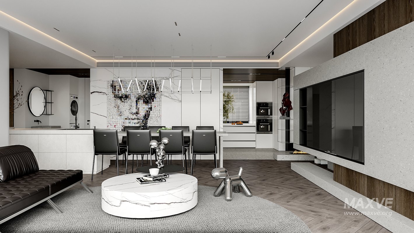 Living Room Dining Room Kitchen - Image 2