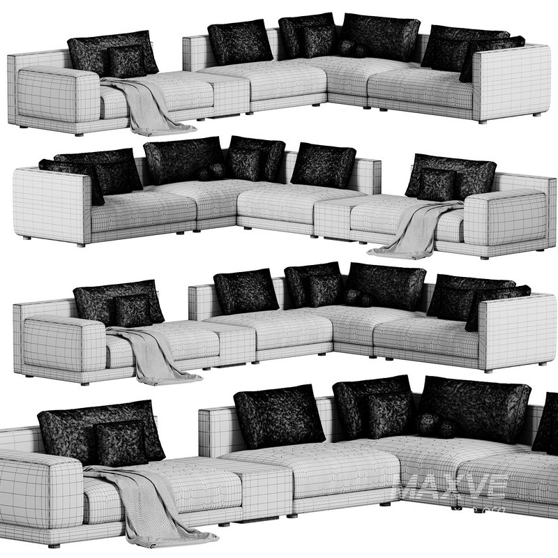 Melpot Sofa By Natuzzi Italia - Image 2