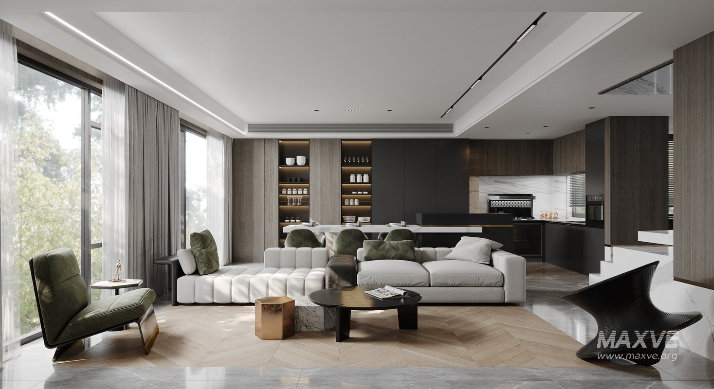 Living Room Dining Room Kitchen - Image 6