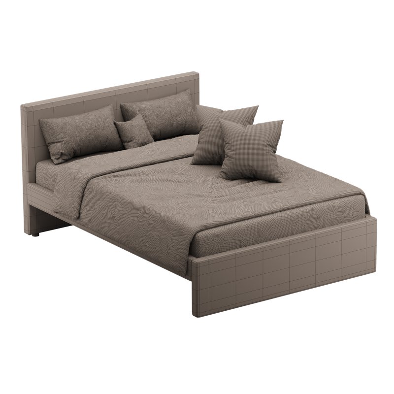 Upholstered bed frame - Image 13