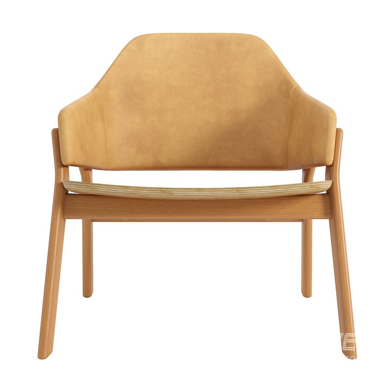 Clutch Leather Lounge Chair - Image 3