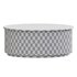 Nomad Round Coffee Table – White - Thumbnail 1