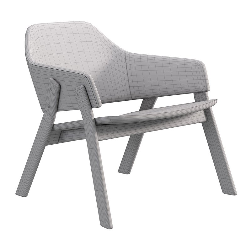 Clutch Leather Lounge Chair - Image 5