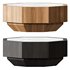 Wood Octagonal Coffee Table - Thumbnail 3