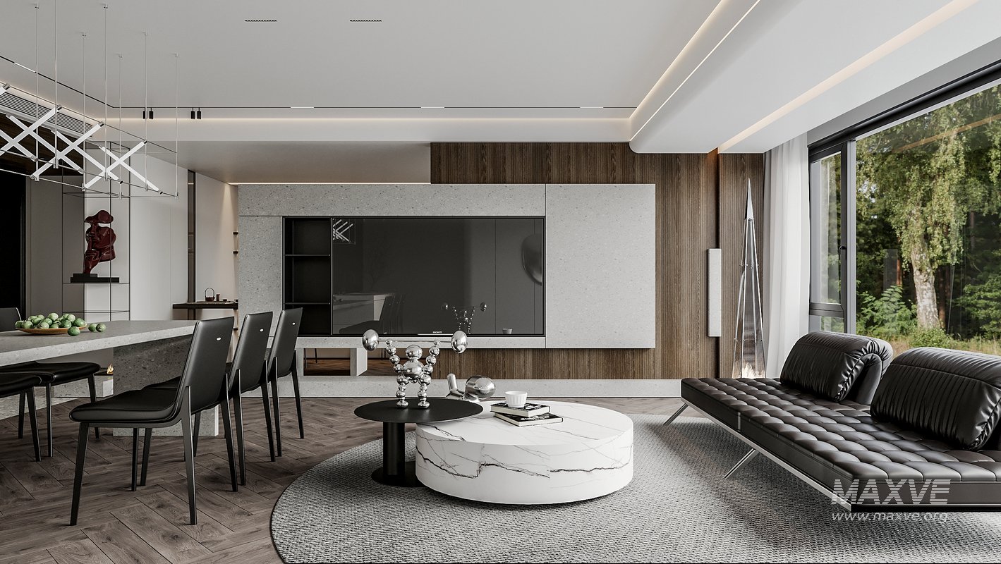 Living Room Dining Room Kitchen - Image 11