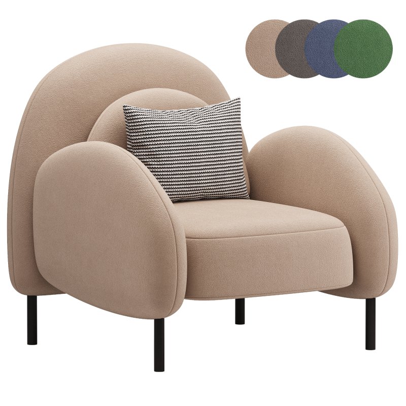 Chair Caldera Bucle Storm - Image 1