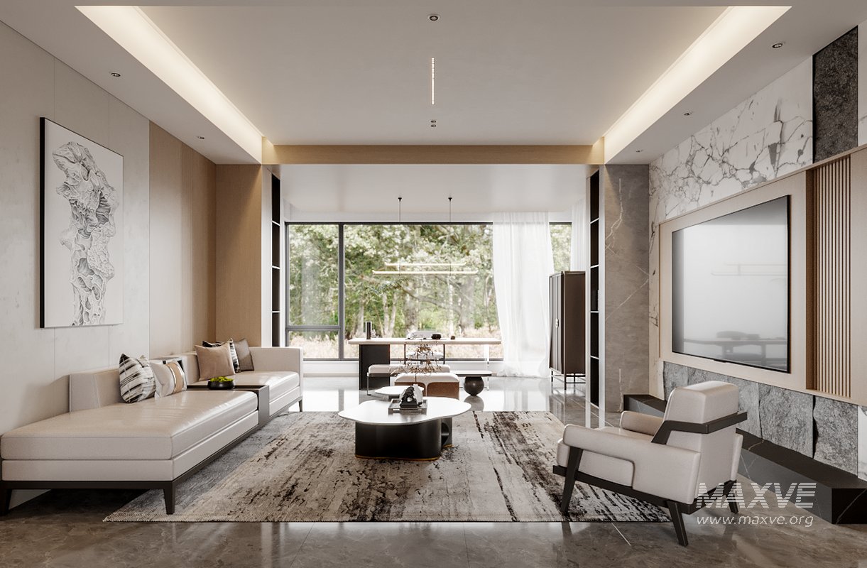 Chinese Living Room Dining Room Bedroom - Image 1