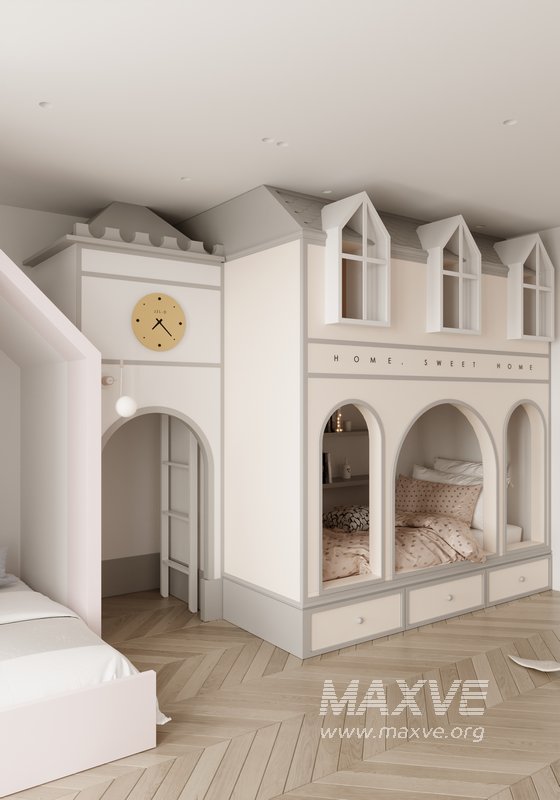 Children Bedroom interior scenes - Image 7