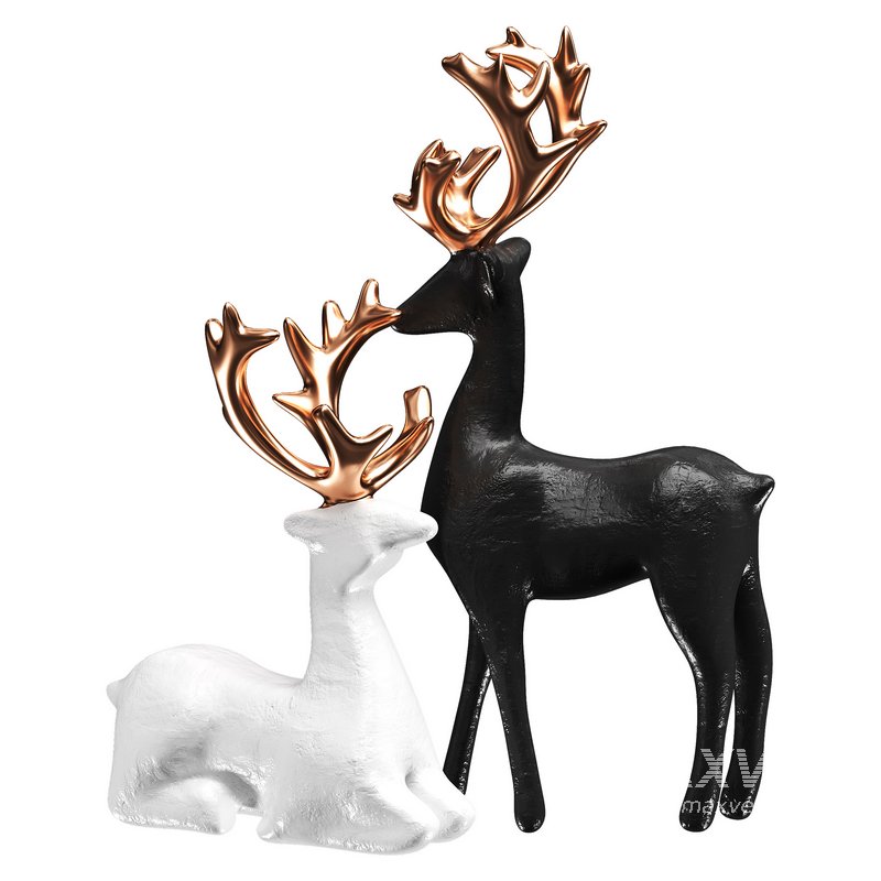 Deer Statues - Image 1