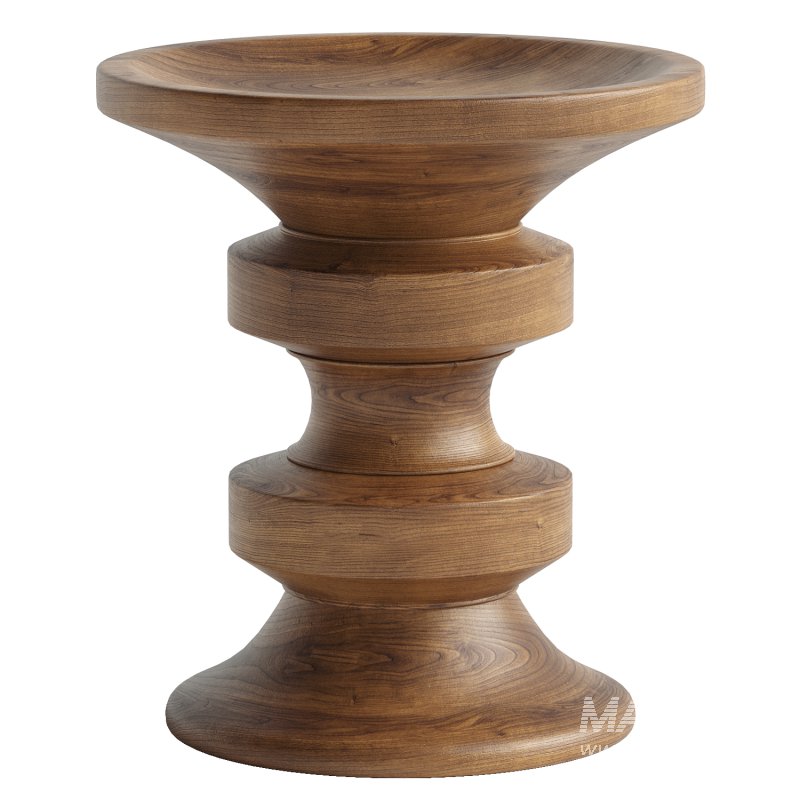 Eames Turned Stool Shape D - Image 4