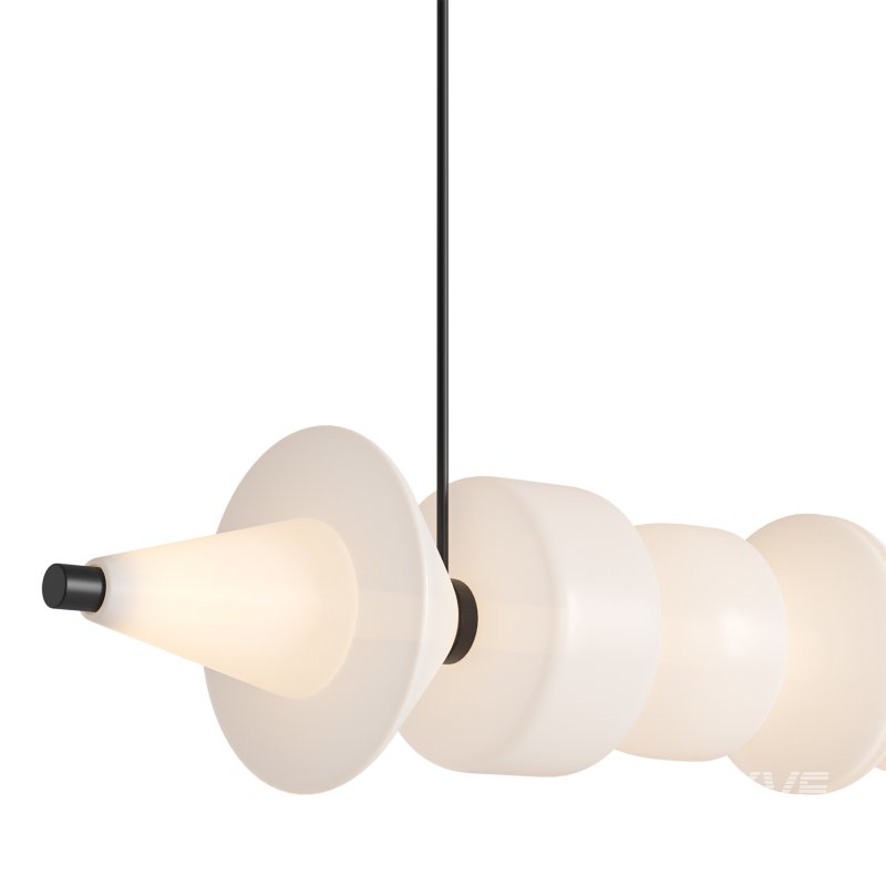 Sonde Satin H Chandelier Light by HOLLY HUNT - Image 3
