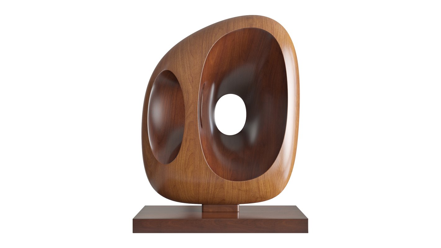 Abstract sculpture by Barbara Hepworth - Image 1