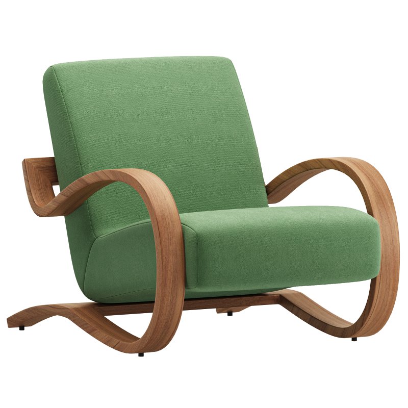 Herbin Leather Lounge Chair - Image 4