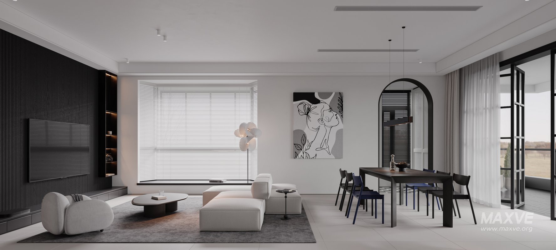 Living Room Dining Room Kitchen - Image 6