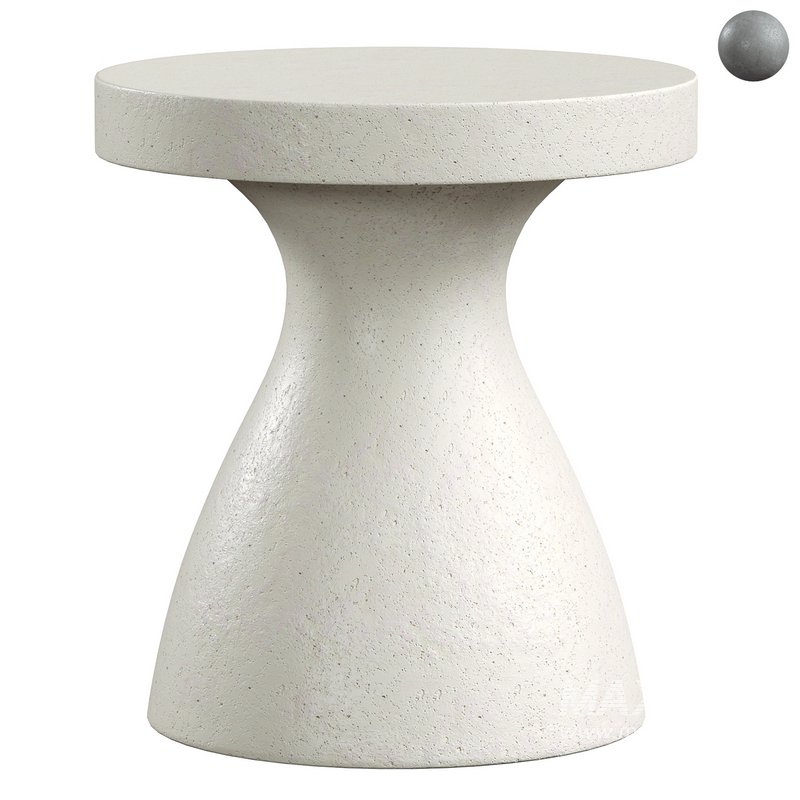Dodger Concrete Outdoor Side Table - Image 1