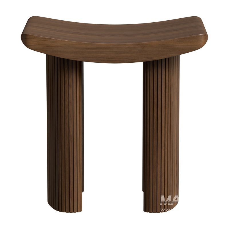Mahogany stool - Image 3
