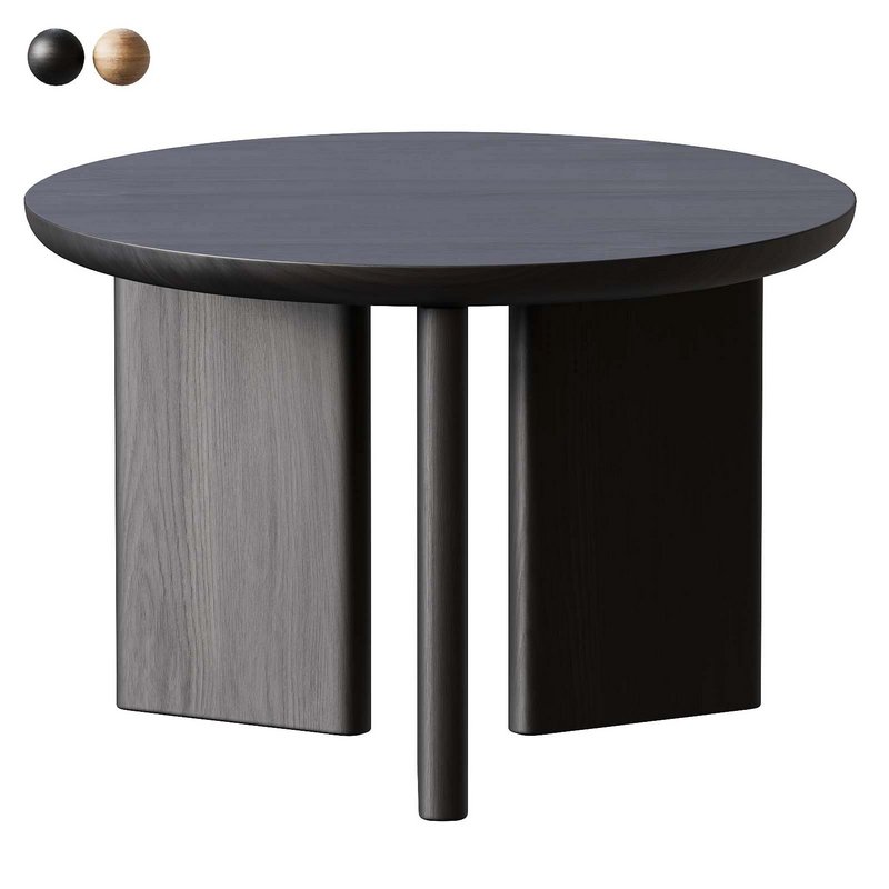 KWOKING Contemporary Solid Wood Coffee Table - Image 3