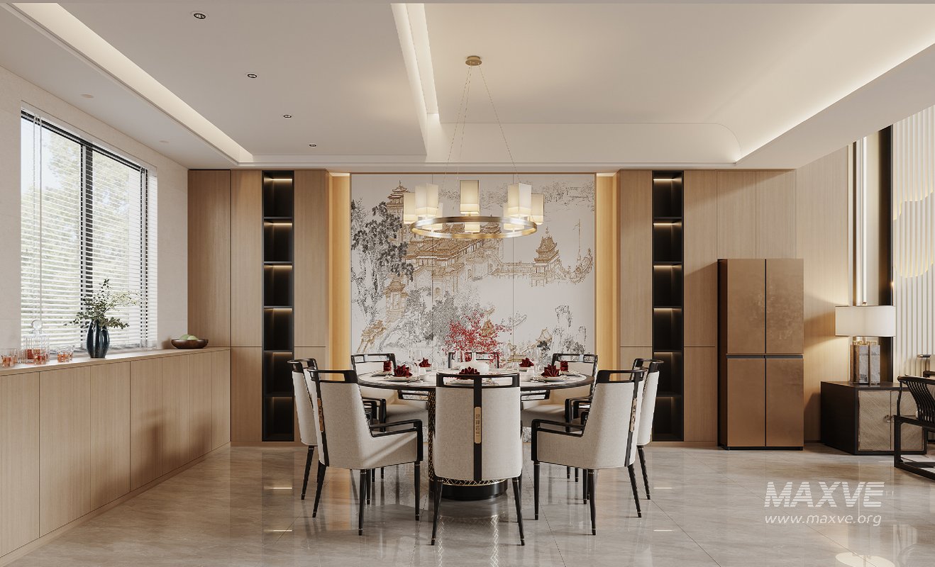 Chinese Living Room Dining Room - Image 5