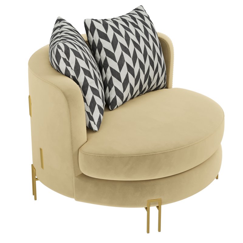 Golden Viena armchair - Image 2