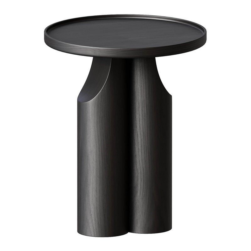 Solid walnut end table - Image 3