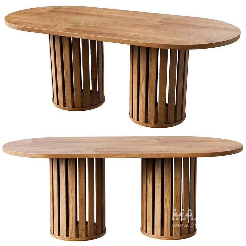 Benson Dining Table 200cm – Oak - Image 1