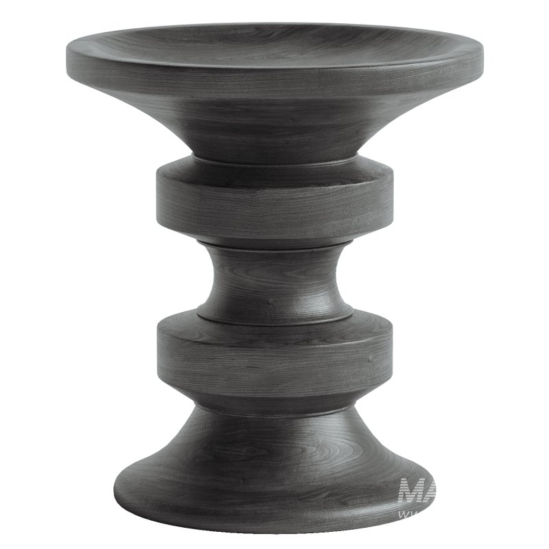 Eames Turned Stool Shape D - Image 1