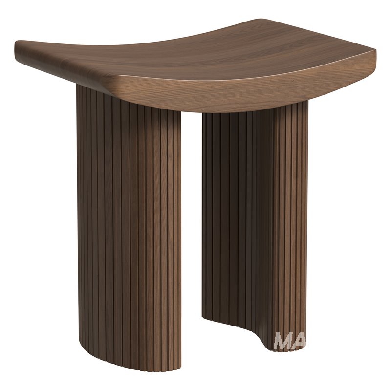 Mahogany stool - Image 1