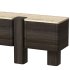 Wood and marble coffee table - Thumbnail 4