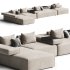 CINDER BLOCK modular sofa 3-4 - Thumbnail 4