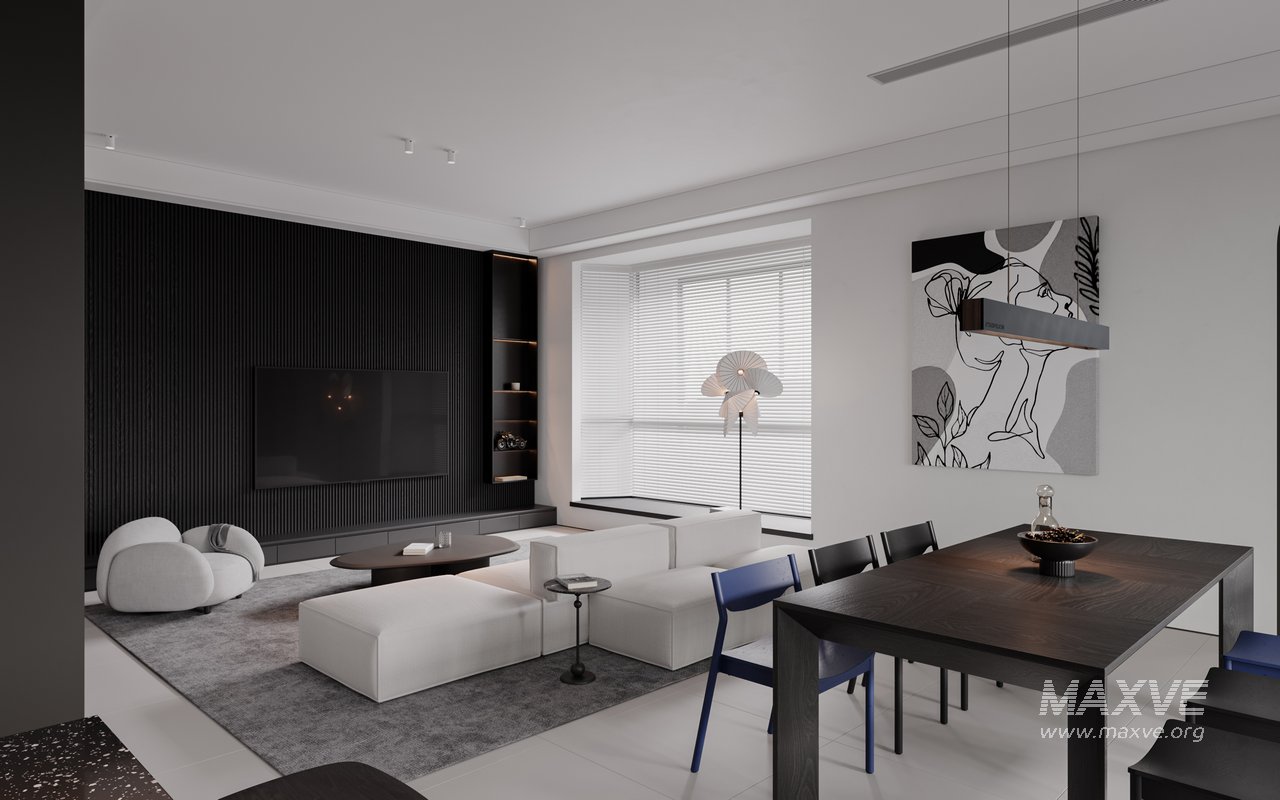 Living Room Dining Room Kitchen - Image 12