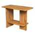 Tee Side Table, Rectangular, Matt Lacquered Oak - Thumbnail 3