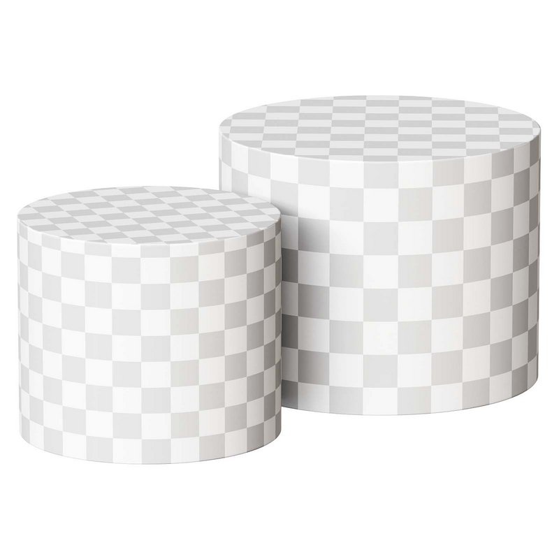 Small Coffee Table Nesting End Table Set - Image 4