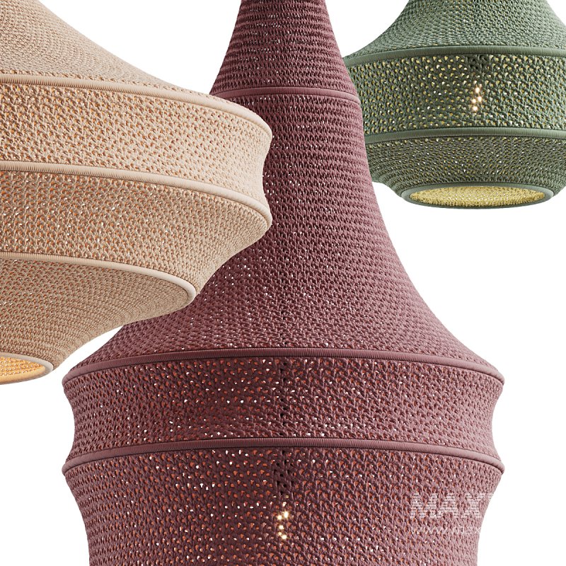 Crochet Pendant Lamp by Hamimi Design - Image 7