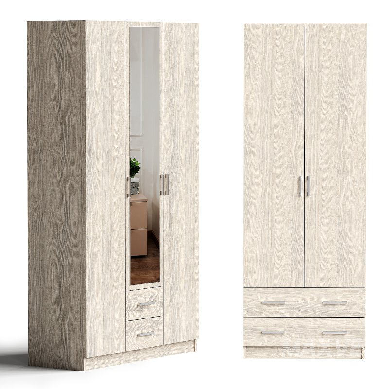 Wardrobe hinged harmony 2x-3x-4x-leaf - Image 3