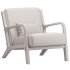 Hertford Upholstered Linen Blend Accent Chair - Thumbnail 5