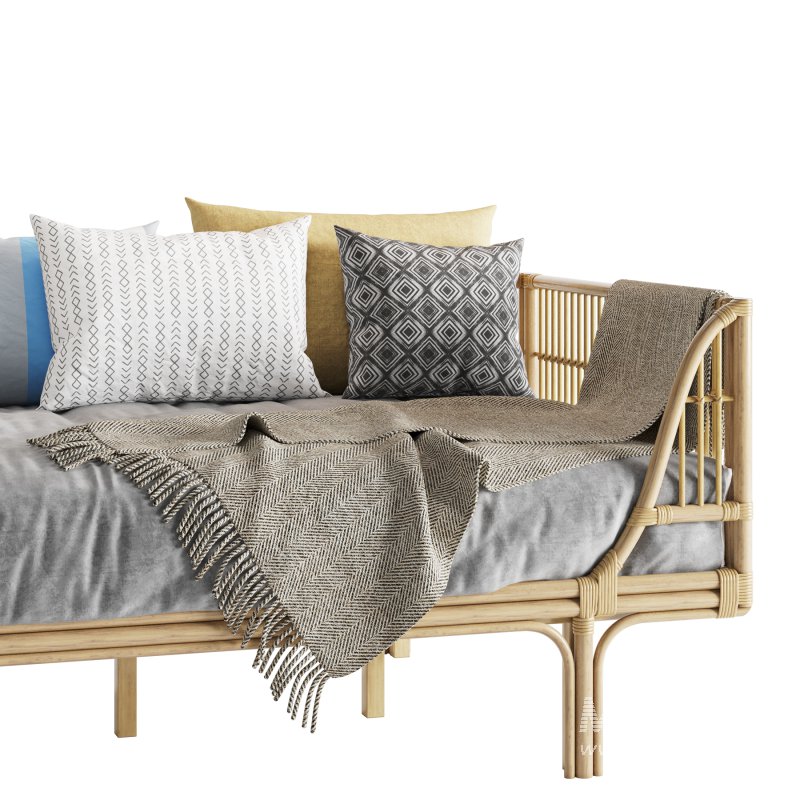Honey_Rattan_Daybed_Frame - Image 2