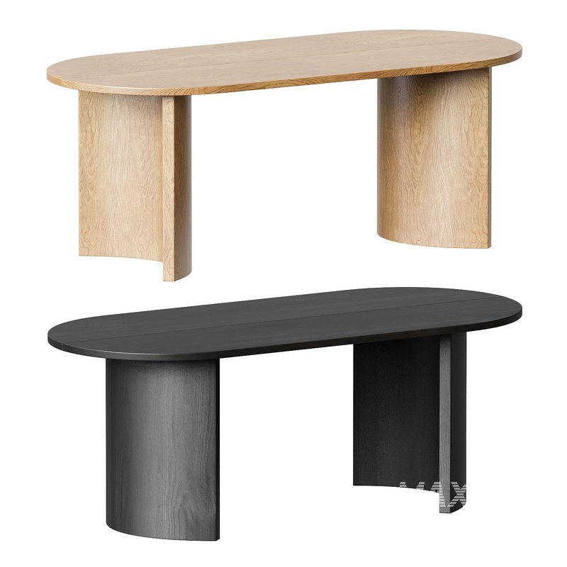Audna 79 Oval Dining Table - Image 5