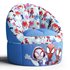 Marvel Spiderman Blue Polyester Bean Bag - Thumbnail 1