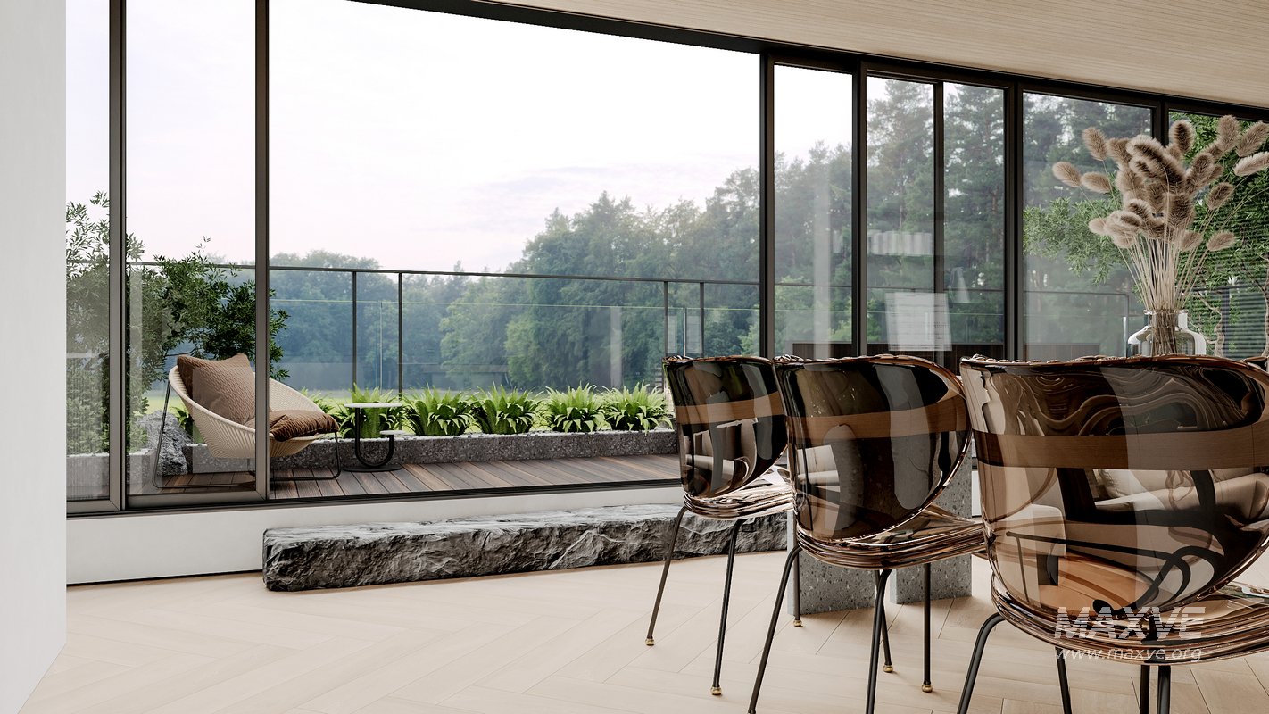 Dining Room Kitchen Courtyard - Image 4