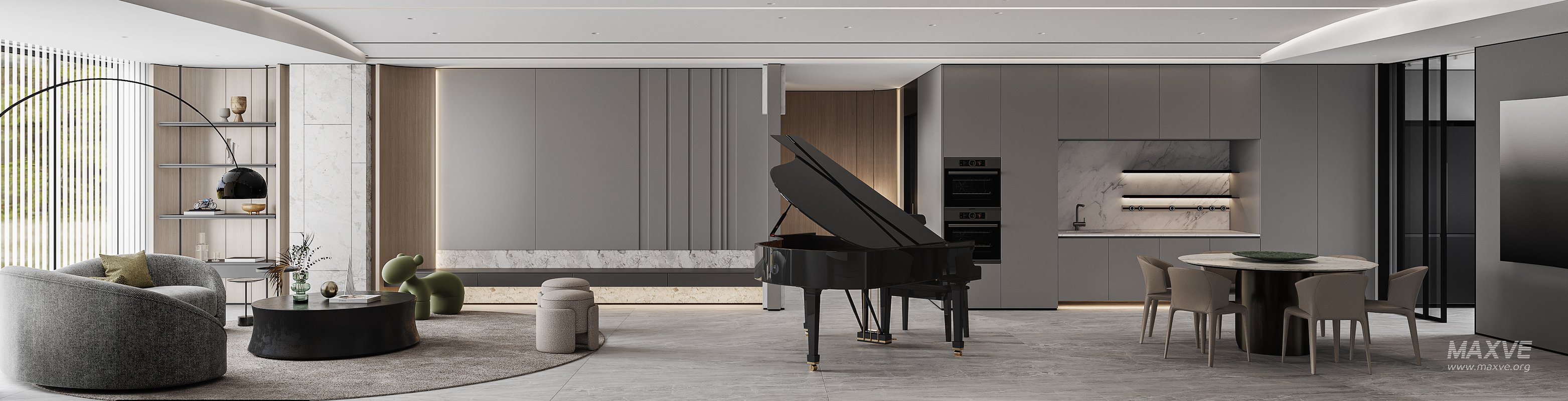 Living Room Dining Room Kitchen - Image 11