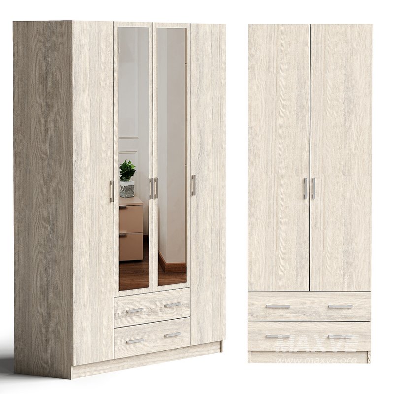 Wardrobe hinged harmony 2x-3x-4x-leaf - Image 1