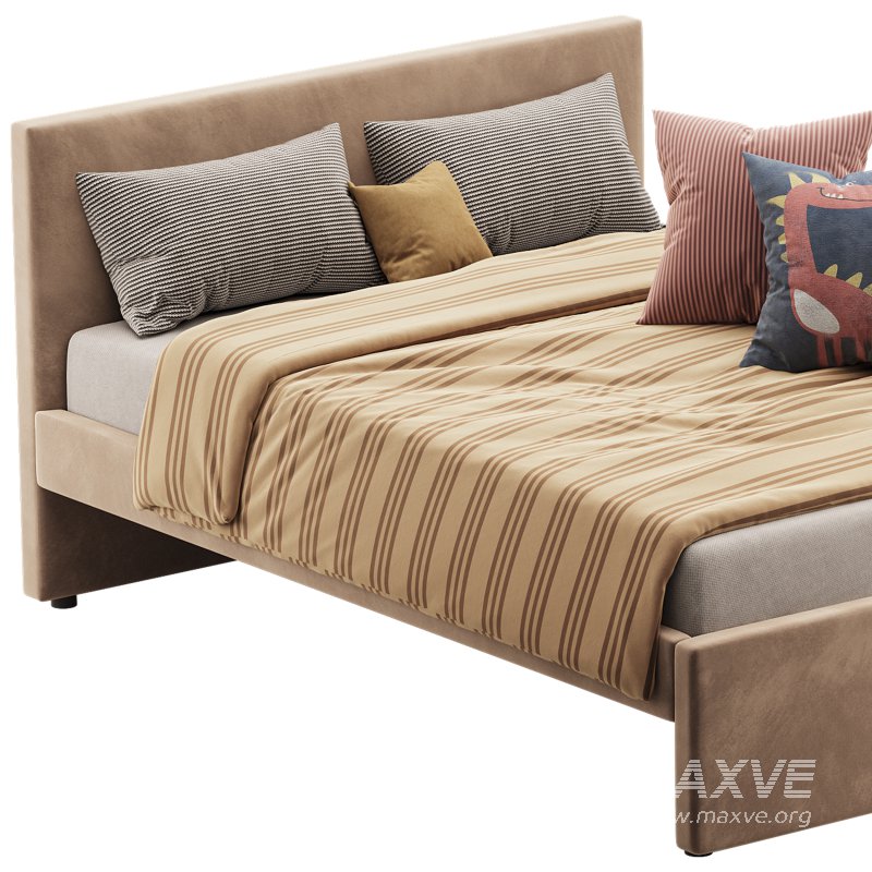 Upholstered bed frame - Image 10