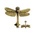Antique Brass Dragonfly Design Front Door Knocker Vintage Style - Thumbnail 1