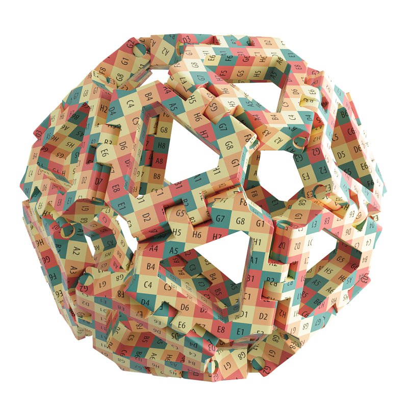 Geometric sculpture Icosahedron - Image 2
