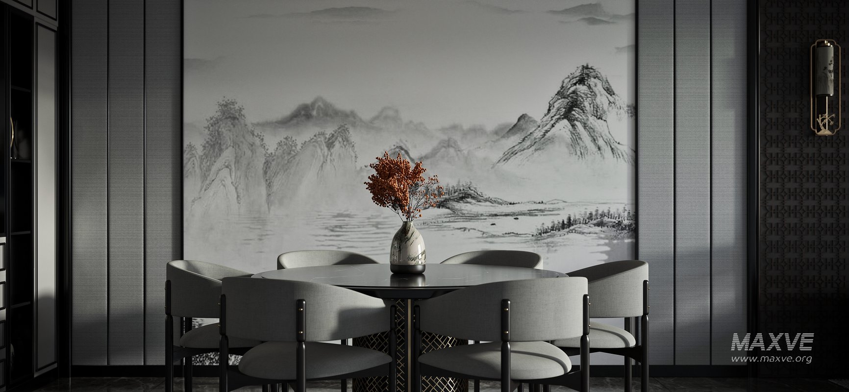 Chinese Living Room Dining Room - Image 13