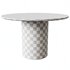 Tamara Marble Ceramic Round Dinette Table - Thumbnail 1