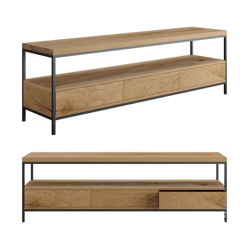 TV Stand 3 Drawers by mLOFT - Image 1
